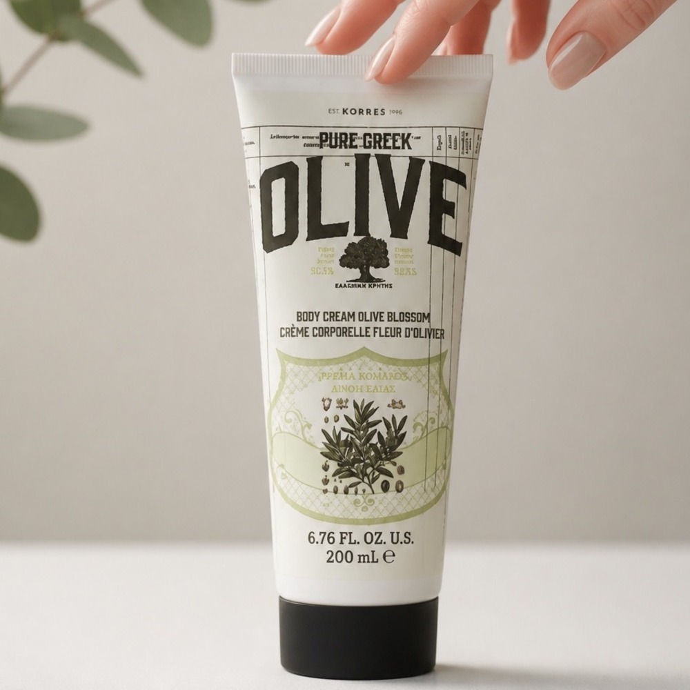Korres Pure Greek‎ Olive Body Cream Olive Blossom 6.76 fl oz 200ml New